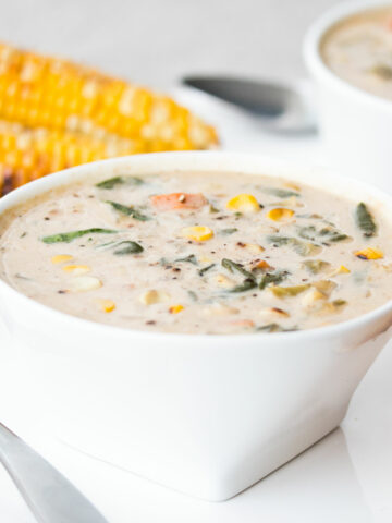 corn chowder_hot for food