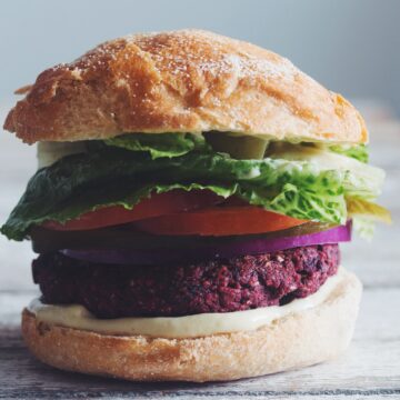 black bean beet burger_hot for food