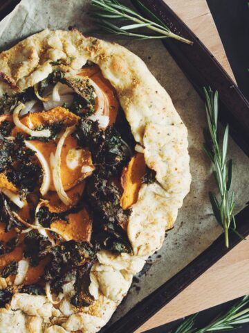 vegan sweet potato galette