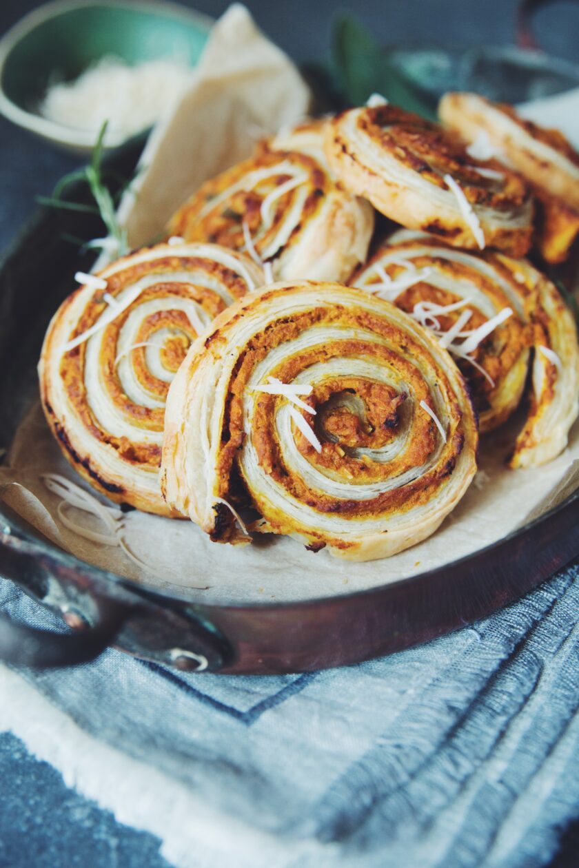 cheesy vegan pumpkin rolls recipe childhood snacks