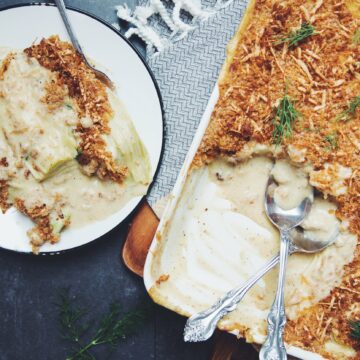 vegan leek gratin_hot for food