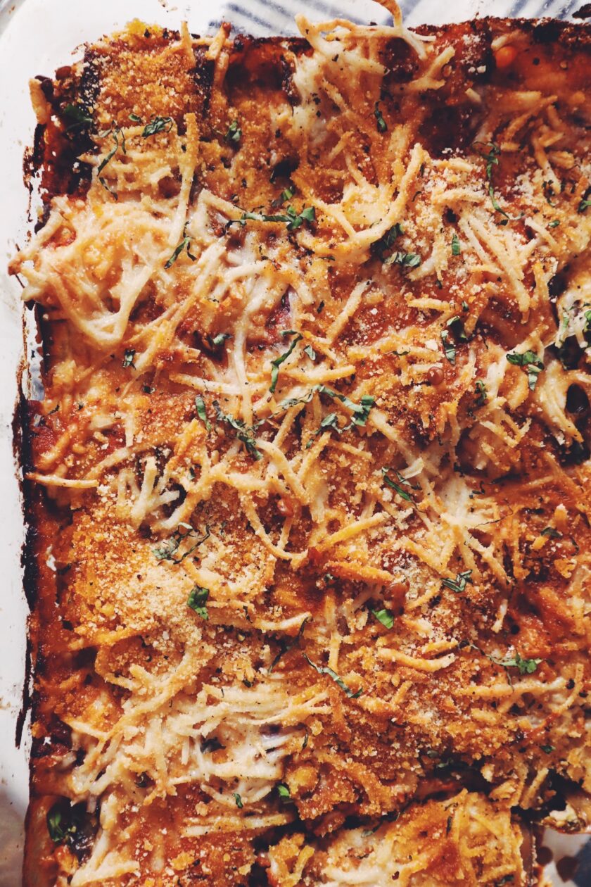 eggplant lasagna roll ups vegan recipe