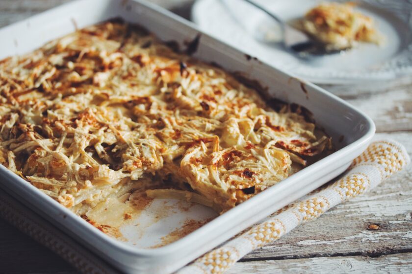 vegan scalloped potatoes_hot for food