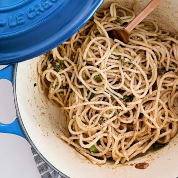 the simplest vegan pasta