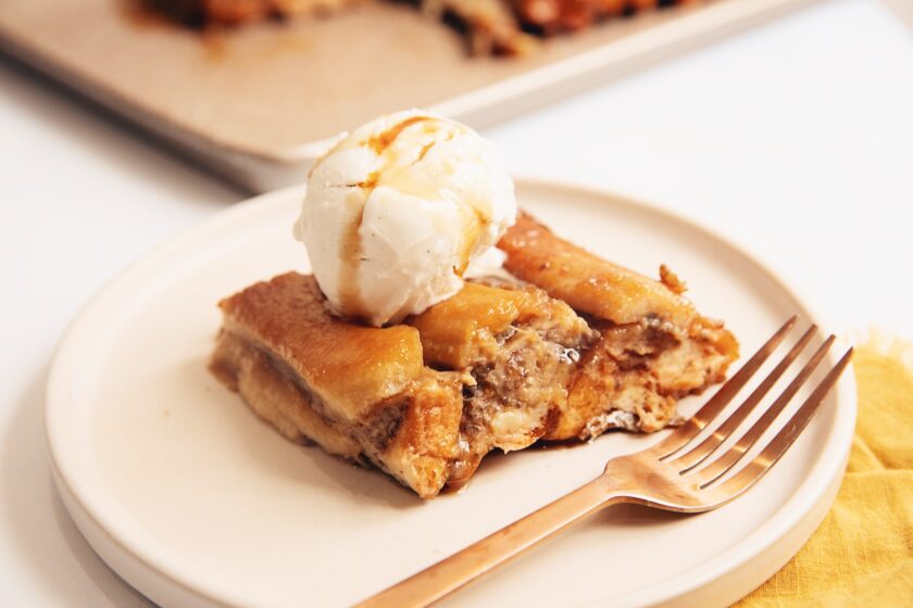 banana tarte tatin french toast