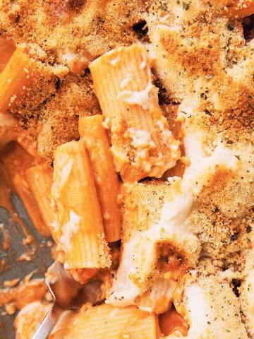 Baked Gochujang Rigatoni